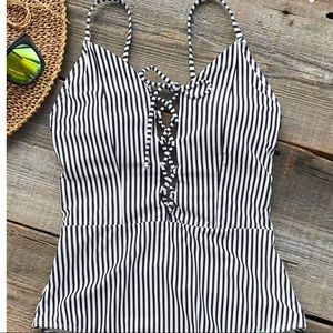 One piece bathing suit